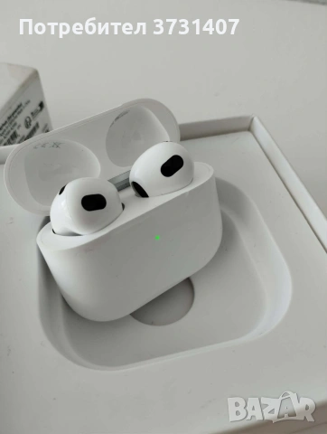 Безжични слушалки AirPods 3, снимка 7 - Безжични слушалки - 53658387