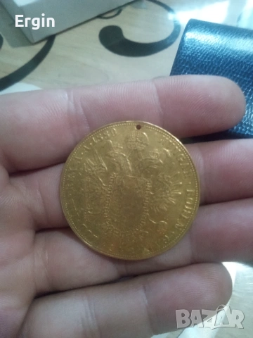 Златна монета, снимка 3 - Други - 53641141