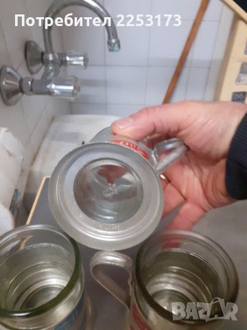 Три стакана с подстакани,от СССР., снимка 3 - Декорация за дома - 38963524