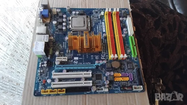 Дънна платка Gigabyte GA-E7AUM-DS2H Socket 775 CPU+FAN, снимка 3 - Дънни платки - 48871879