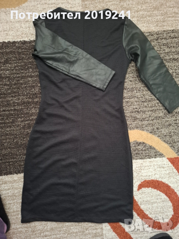 Елегантна черна рокля , снимка 5 - Рокли - 53215066