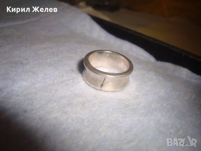 СРЕБЪРНА АРТ ДИЗАЙНЕРСКА ХАЛКА ПРЪСТЕН МАСИВНО СРЕБРО 925 БУТИКОВО МОДНО БИЖУ 25969, снимка 11 - Пръстени - 35950775