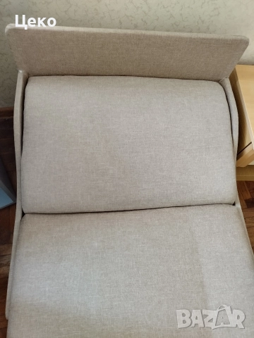 Разтегателен фотьойл с топ матрак , снимка 3 - Дивани и мека мебел - 52677563