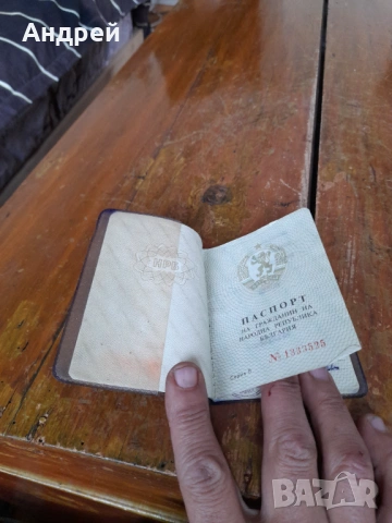 Стар паспорт, снимка 2 - Други ценни предмети - 53011222