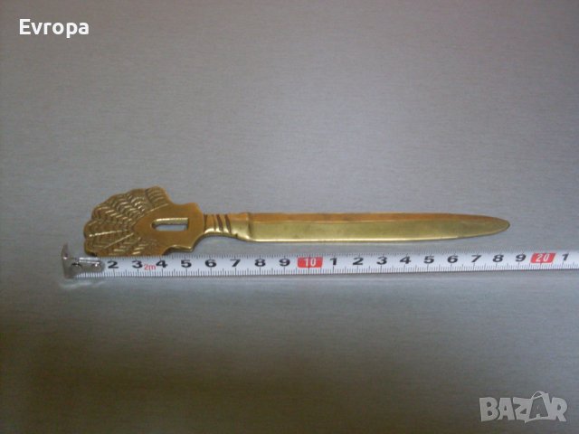Бронзов нож., снимка 6 - Антикварни и старинни предмети - 40919787