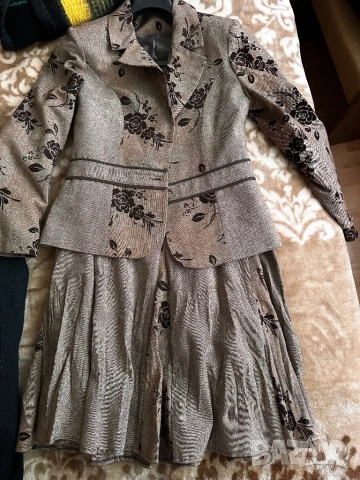 Кафяв вълнен костюм, снимка 6 - Костюми - 52095989