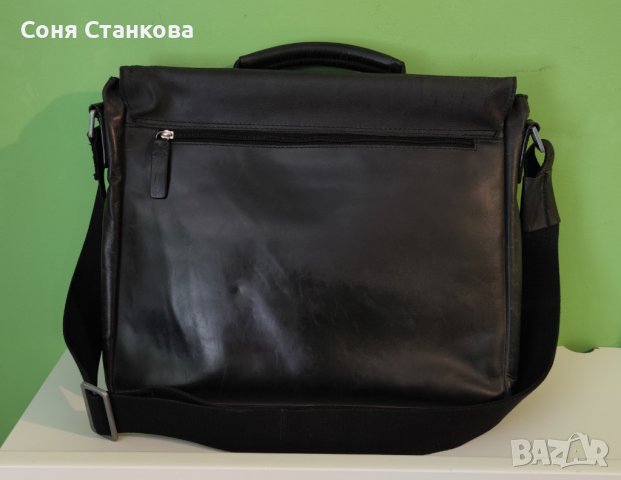 STRELLSON - Мъжка чанта за през рамо - естествена кожа, снимка 4 - Чанти - 42115227