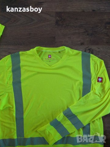 engelbert strauss warnschutz funktions longsleeve - мъжка работна блуза КАТО НОВА 3ХЛ, снимка 8 - Блузи - 40061335