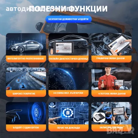 Автодиагностика на български език Thinkcar 689BT, снимка 6 - Аксесоари и консумативи - 48987442