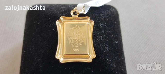 Нова Златна икона-1,28гр/14кр, снимка 2 - Колиета, медальони, синджири - 42174287