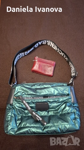 Чисто нова,чудесна,стилна,функционална,дамска чанта,чисто ново портмоне,чисто нови каренца,общо: 22€