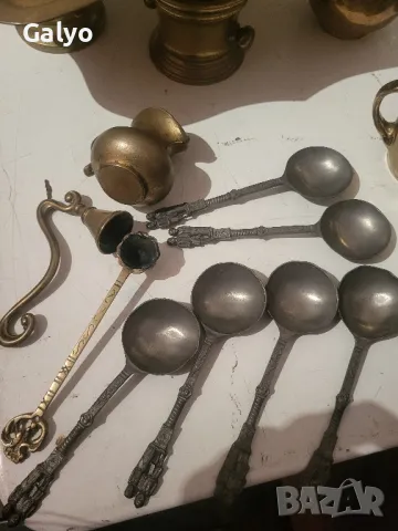 Стари брозови, бакърени, антични съдове за декорация, снимка 15 - Декорация за дома - 49202394