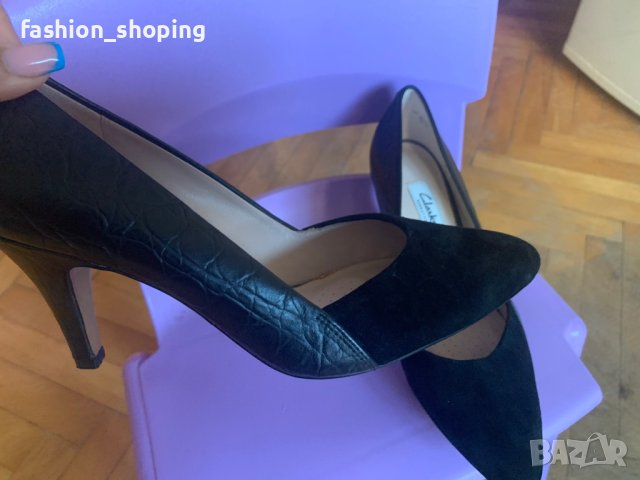 Елегантни обувки Clarks, размер 40, снимка 2 - Дамски обувки на ток - 41646989