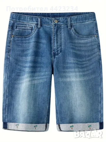мъжки дънки къси, снимка 1