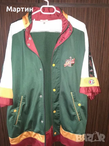 Rетро тренировъчно горнище Champion Seattle Sonics NBA , снимка 5 - Спортни дрехи, екипи - 55705196