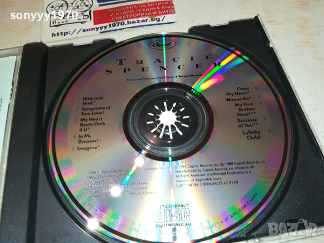 TRACIE SPENCER CD MADE IN UK 0703240834, снимка 2 - CD дискове - 44647928