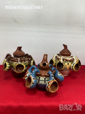 Сервиз за ракия - Кратунка - Троянска керамика, снимка 2 - Други стоки за дома - 53343801