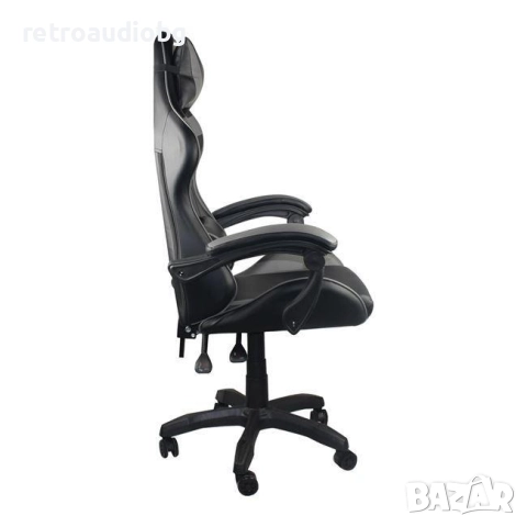 Геймърски стол ТОМИС в сив цвят, снимка 2 - Столове - 52734213