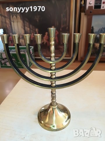 karshi-hand made jerusalem-свещник от франция 1712221735, снимка 10 - Антикварни и старинни предмети - 39039544