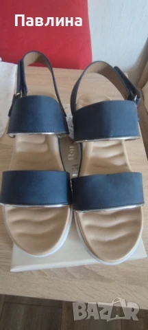 Сини сандали.Нови.С етикет 38 номер.30 лв., снимка 6 - Дамски ежедневни обувки - 50591267