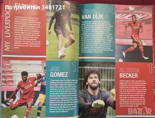 The Official Liverpool FC Annual 2021, снимка 8 - Енциклопедии, справочници - 53748951