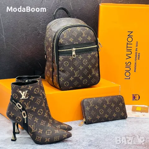 Louis Vuitton дамски комплекти, снимка 7 - Дамски боти - 48125207