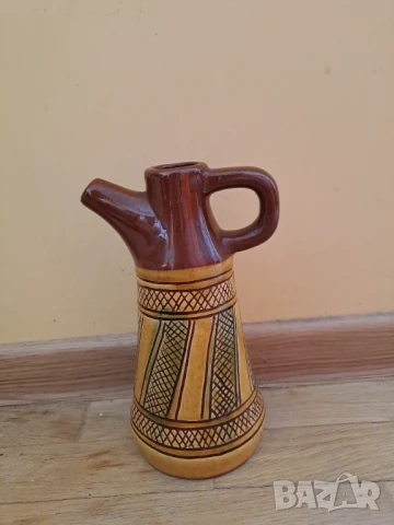 Керамична каничка с чучур, снимка 3 - Други - 51031261