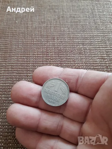 Монета 1 Германска марка 1950