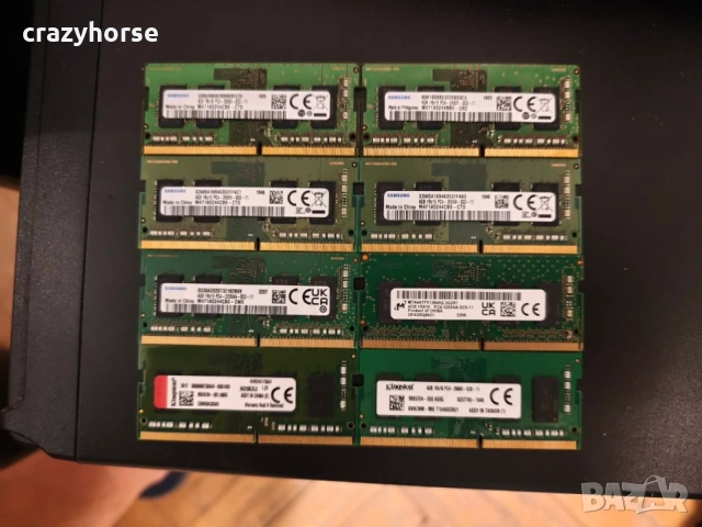 SODIMM RAM 4GB DDR4 2400 - 3200Mhz (Samsung, Micron, Kingston)