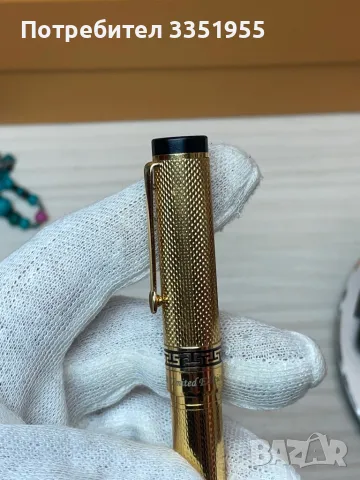 Луксозна златна писалка 18к, снимка 16 - Колекции - 48957229