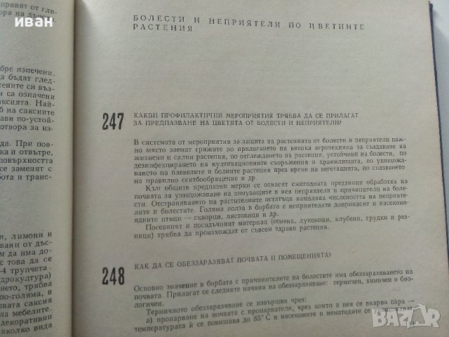 599 съвета за любителя цветар - В.Ангелиев,Н.Николова - 1981г., снимка 6 - Енциклопедии, справочници - 40228991