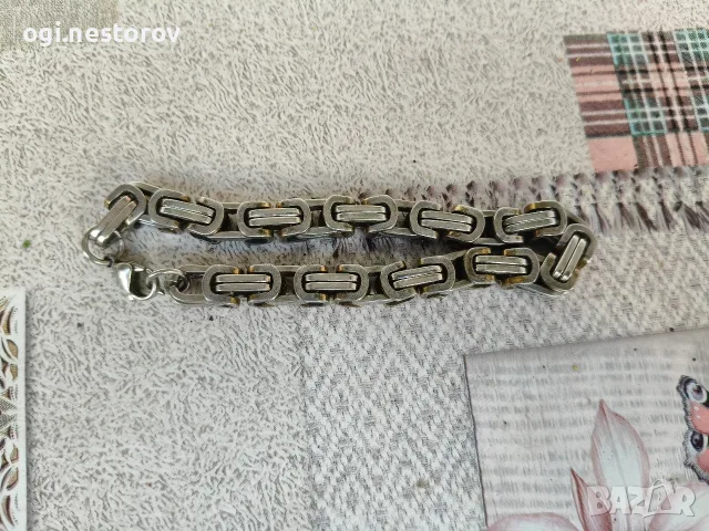 Гривна медицинска стомана, снимка 2 - Гривни - 56231641