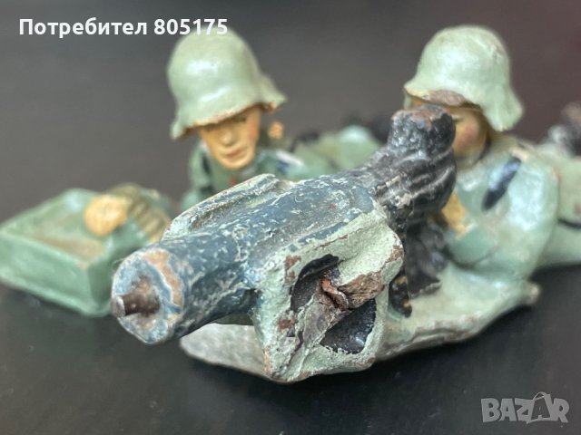 Стари фигурки войници от 30-те год на миналия век Elastolin Lineol, снимка 6 - Колекции - 41564332