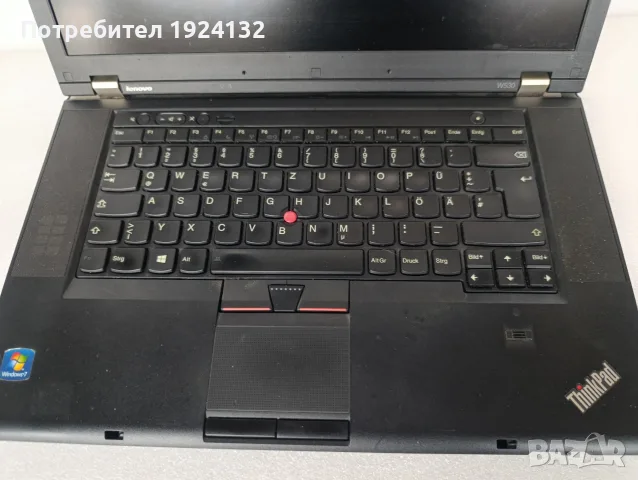 Lenovo W530 лаптоп за части, снимка 5 - Лаптопи за работа - 56225951
