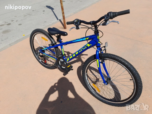CROSS Велосипед 24" SPEEDSTER син, снимка 8 - Велосипеди - 53848883