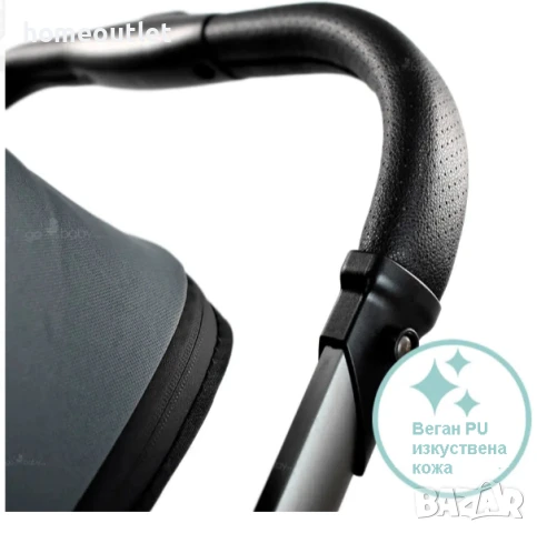 БЕЗПЛАТНА ДОСТАВКА Функционална бебешка количка / столче за кола G308-4IN1-GREY, снимка 5 - Детски колички - 50656381