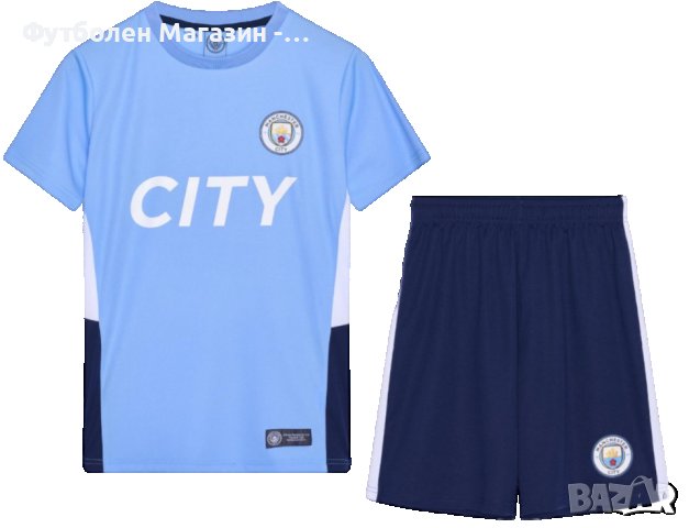 Оригинален Детски Екип Manchester City, снимка 1 - Футбол - 44352972