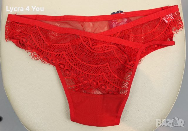 Нови с етикет еротични дамски червени бикини L размер, снимка 9 - Бельо - 35676751