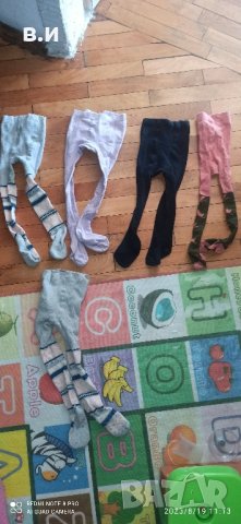  бебешки чорапогащници , снимка 1 - Бебешки чорапи - 41901681