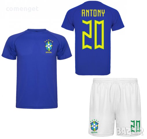 DRI-FIT! Детски, Мъжки екипи /тениска, шорти/ БРАЗИЛИЯ / BRAZIL Neymar с ИМЕ и НОМЕР по избор!, снимка 2 - Тениски - 37332749
