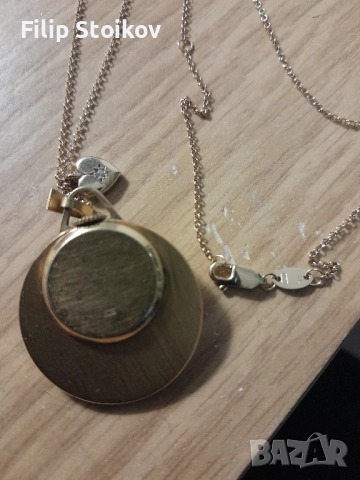 дамски позлатен часовник Слава-медалион, снимка 2 - Дамски - 52973479