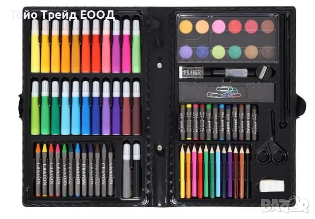 Комплект за рисуване-86 бр, снимка 4 - Рисуване и оцветяване - 52671961