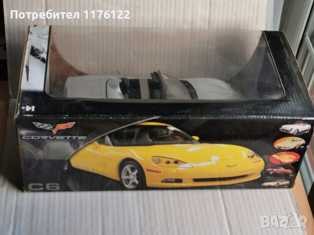 1/18 Hot Wheels Chevy Corvette C6 Cabrio Шевролет Корвет Нов В Кутия, снимка 2 - Коли, камиони, мотори, писти - 36131425