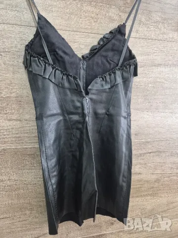 Кожена рокля , снимка 2 - Рокли - 50432948