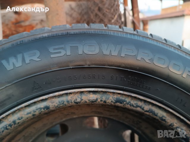 4 броя гуми с джанти 195/65R15 - Две от тях като нови, снимка 10 - Гуми и джанти - 38938612