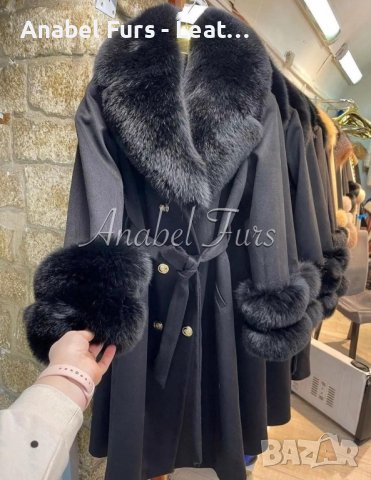 Дамски палта от естествен косъм, естествена кожа, алкантала, кашмир, алпака, снимка 4 - Якета - 42068157