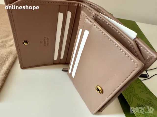 Портмоне GUCCI естествена кожа, снимка 10 - Портфейли, портмонета - 49842687