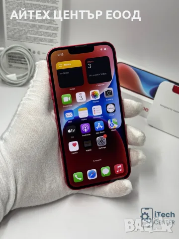 iPhone 14, 128GB, Product Red, 100% батерия, ОТЛИЧЕН, ГАРАНЦИЯ!, снимка 2 - Apple iPhone - 55960325