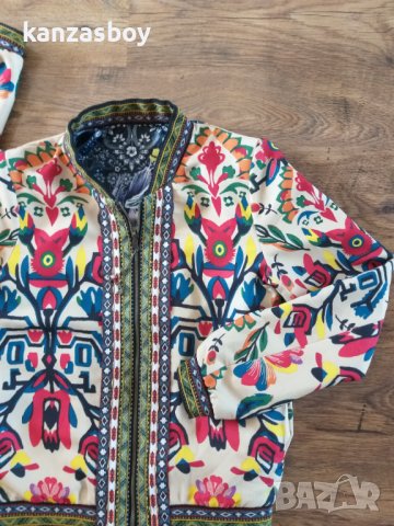 Desigual Women's Suiza Woven Jacket - страхотно двулицево яке КАТО НОВО, снимка 3 - Якета - 39971902