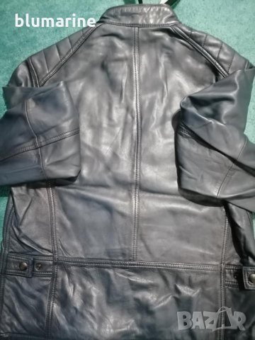 Мъжко кожено яке Massimo Dutti 5, снимка 4 - Якета - 34385057